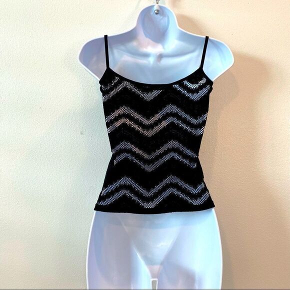 Studio De Compagne Paris Lace Knit Blouse With Matching  Camisole Underlay - Picture 3 of 15